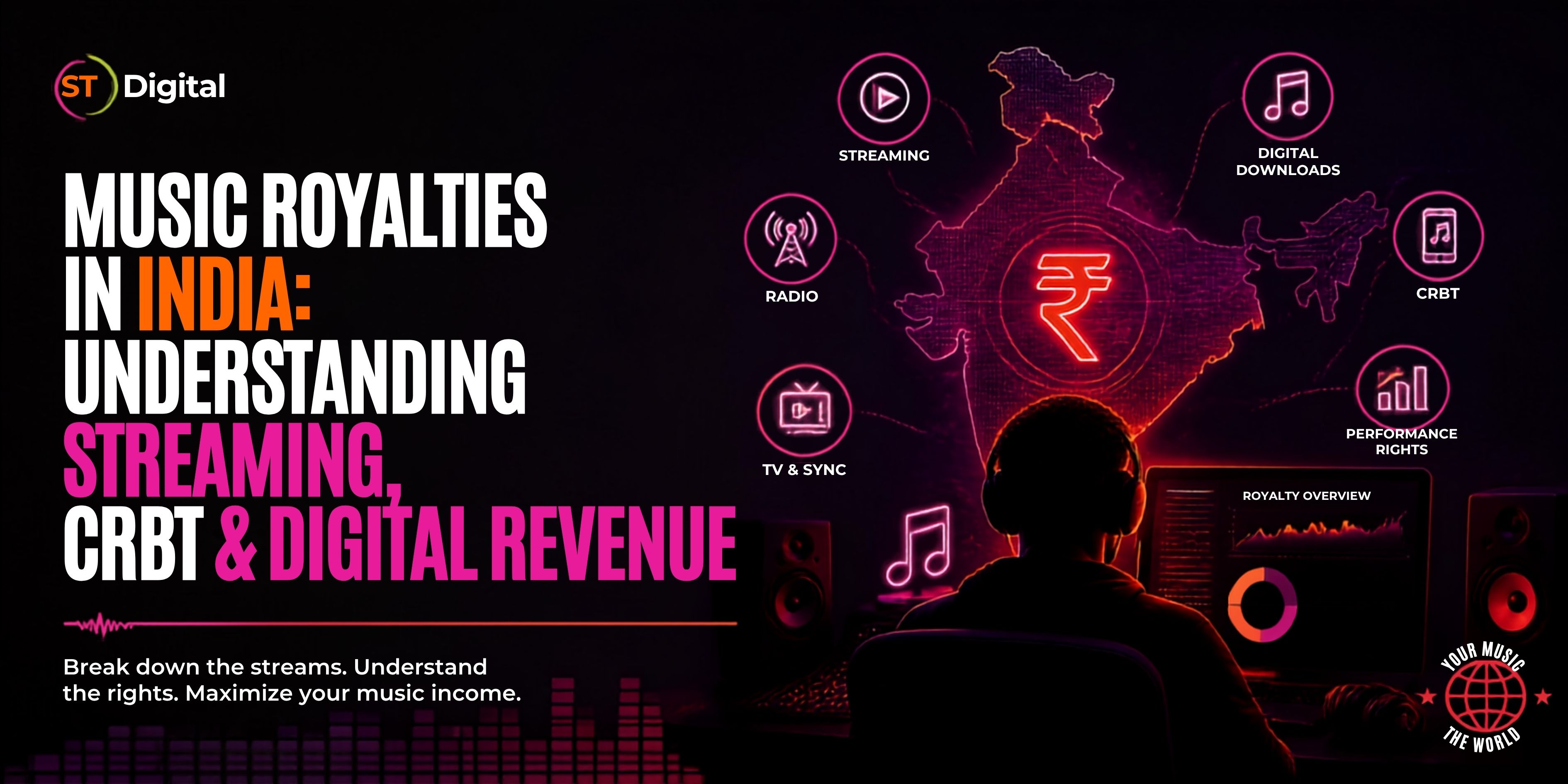 Music Royalties in India: Understanding Streaming, CRBT & Digital Revenue