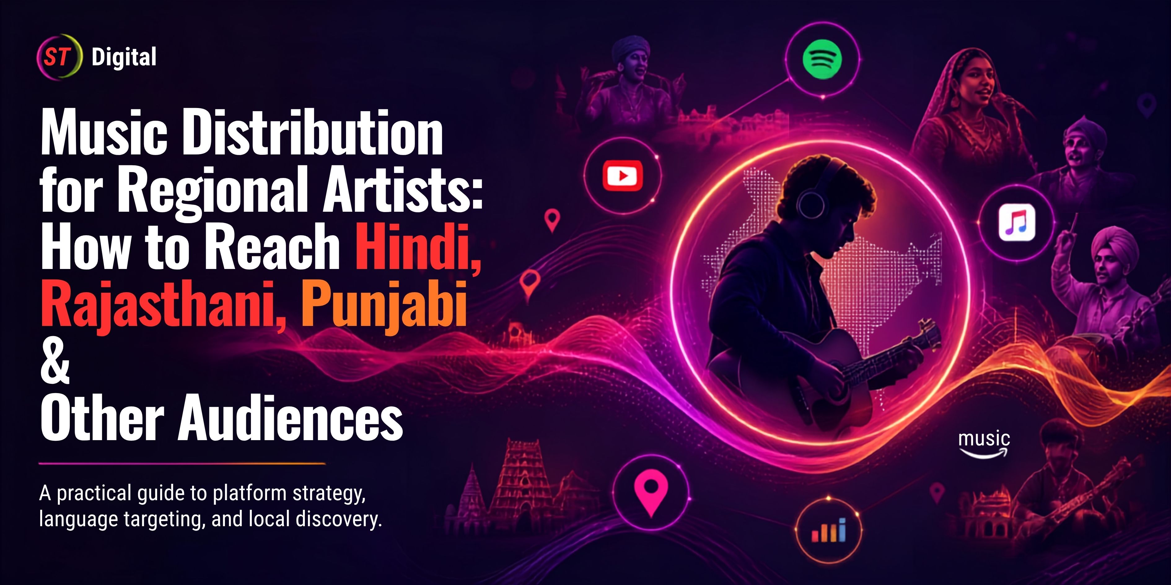 Music Distribution for Regional Artists: How to Reach Hindi, Rajasthani, Punjabi & Other Audiences