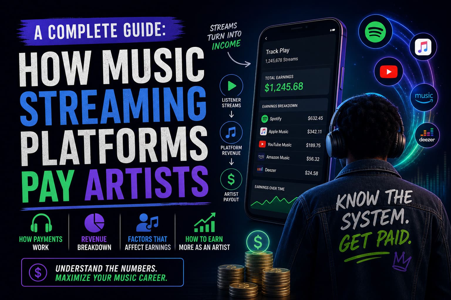 A Complete Guide: How Music Streaming Platforms Pay Artists